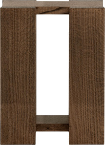 RYGE Etagere Sidebord Høyt Røkt Rød Eik RYGE Etagere Sidebord Høyt Røkt Rød Eik