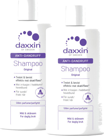 Daxxin Shampoo Trippelvirkende u/p x2 2 x 250 ml Daxxin Shampoo Trippelvirkende u/p x2 2 x 250 ml