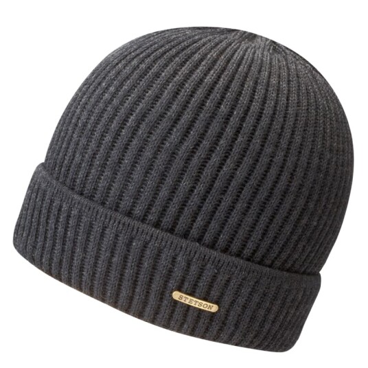 Stetson Unisex Beanie Merino Wool OneSize, Navy Stetson Unisex Beanie Merino Wool OneSize, Navy