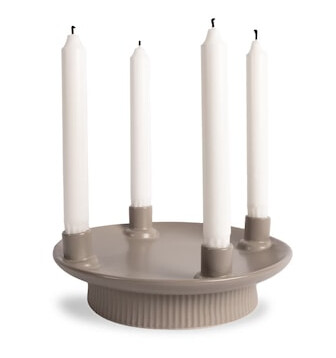 Maria Lysestake 23 cm Steingods Beige Maria Lysestake 23 cm Steingods Beige