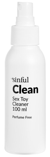 Sinful Clean Sexleketøysrens 100 ml      - Klar