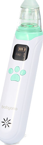 Babyono Elektrisk Nesesuger Hvit/Grønn Babyono Elektrisk Nesesuger Hvit/Grønn