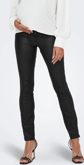 Only Maternity Olmkendell Reg Sk Ank Coated Dnm Noos Black XL x 32