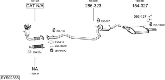 Eksosrør BOSAL 785-013 Eksosrør BOSAL 785-013