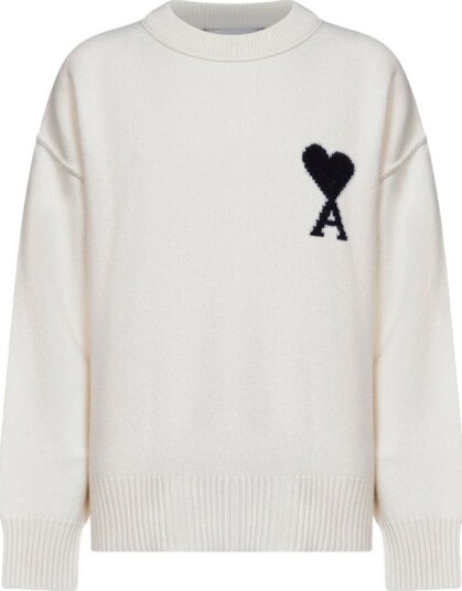 Ami Paris Dame Strikkevarer Beige L,