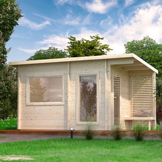 Skånska Byggvaror Badstueanneks Badstue Sanna 7,4M² Skånska Byggvaror Badstueanneks Badstue Sanna 7,4M²