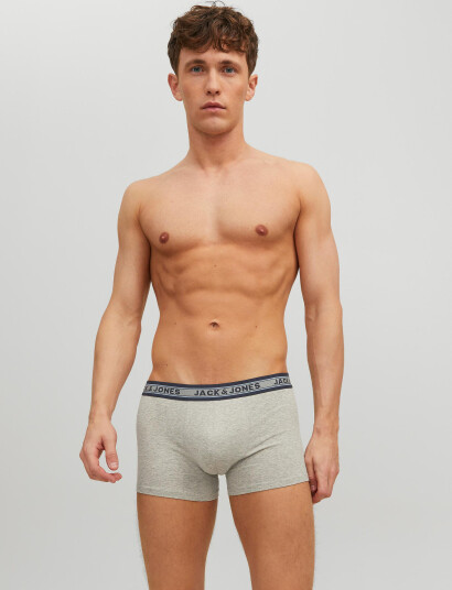 Jack & Jones Jacoliver Trunks 5 Pack Noos - Grey - S