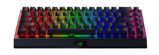 Razer BlackWidow V3 Mini HyperSpeed - Yellow - US - Gamingtastatur - Uten numpad - Amerikansk Engelsk - Svart