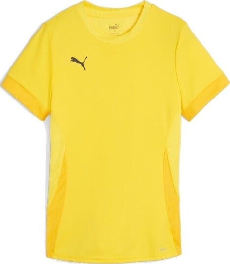 PUMA Trenings T skjorte Teamgoal Raskere Gul/PUMA Svart Kvinner størrelse Medium