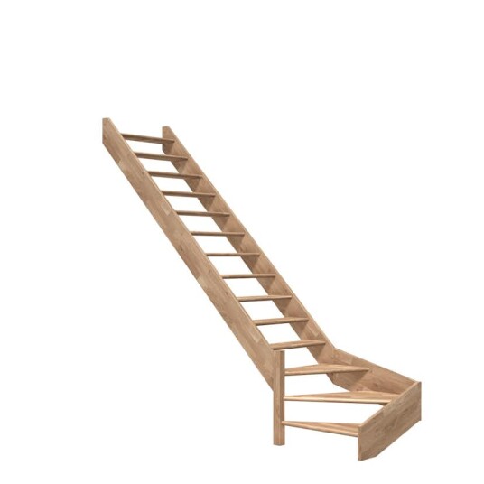 Plassbesparende Trapp Dolle Paris 1/4 Sving uten Rekkverk