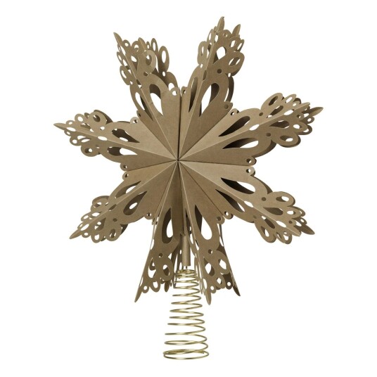 Broste Copenhagen Christmas star toppstjerne Natural brown
