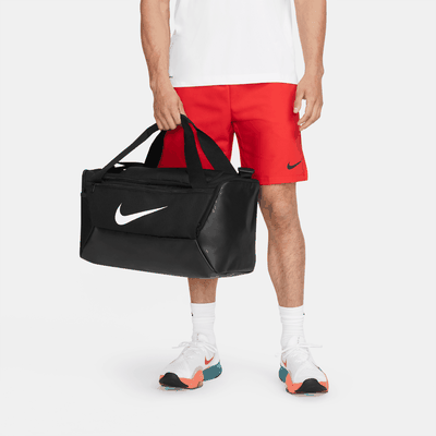 Nike Brasilia Small Duffel Bag, treningsbag Grå One Size