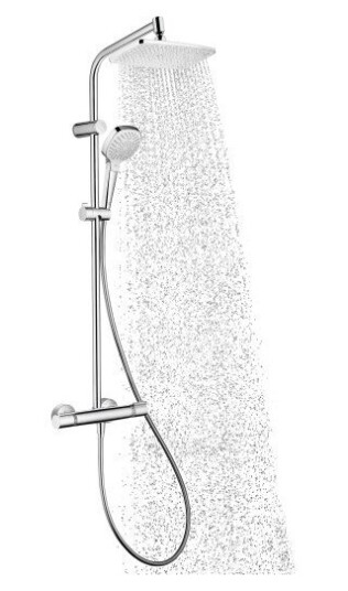 Hg Myselect E240 Showerpip - Hvid/Krom Hg Myselect E240 Showerpip - Hvid/Krom