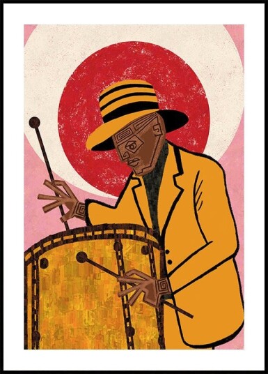 MUSICIAN GUY II Poster Plakat / 100x150cm