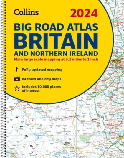 2024 Collins Big Road Atlas Britain And Northern Ireland Av Collins Maps