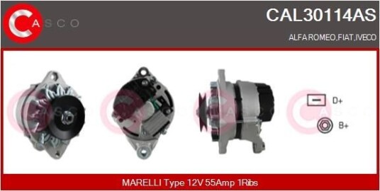 Dynamo CASCO CAL30114AS Dynamo CASCO CAL30114AS