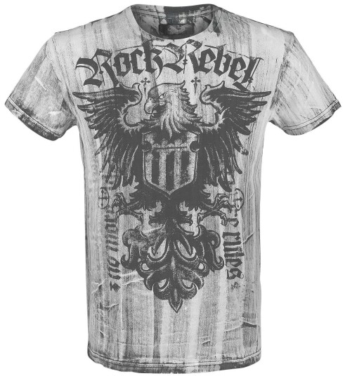 Rock Rebel by EMP T-skjorte Rebel Soul S til 4XL Herrer hvit