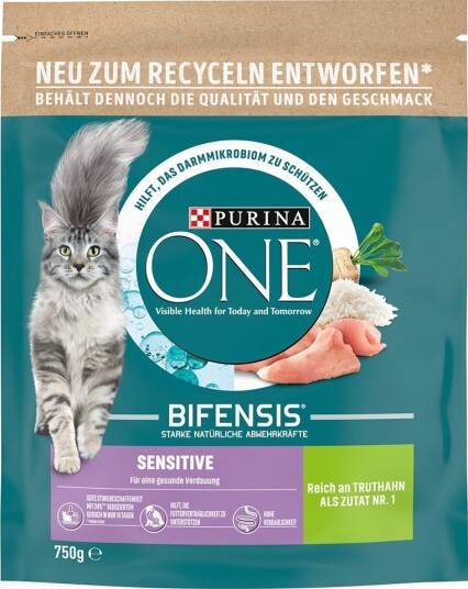 Purina One Sensitive Tørrfôr 2x750g