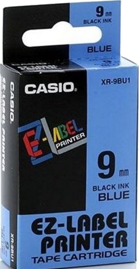 Casio Xr 9Bu1 Svart På Blått Blå 9 Mm 8 M Casio Xr 9Bu1 Svart På Blått Blå 9 Mm 8 M