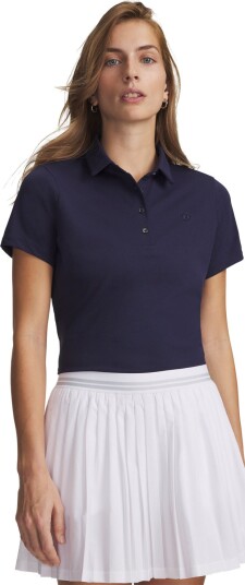 Under Armour Drive SS Polo Blå Golf pologenser dame Navy (Midnight 410) Large