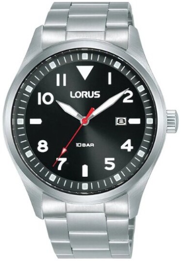 Lorus Herreklokke RH923QX9 Classic Sort/Stål Ø42 mm