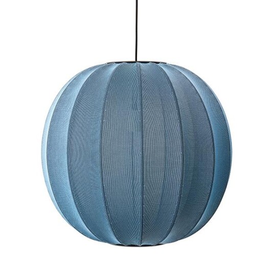 Made By Hand Knit-Wit Round Taklampe Blue Stone Ø60 Made By Hand Knit-Wit Round Taklampe Blue Stone Ø60
