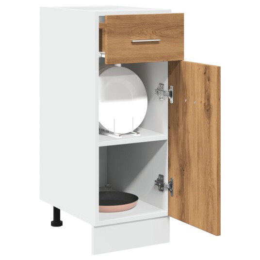  Bunnskap med skuff artisan eik 30x46x81,5 cm konstruert tre 8721158436061