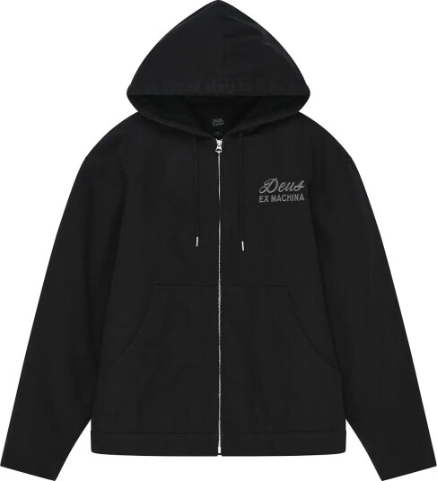 Deus Ex Machina Harajuku Hooded Jacket   BLACK   XL