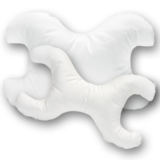 Save My Face Set large and small pillow with 100% cotton cover white