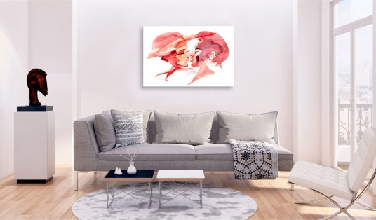 Tavle Pastel Rapture 90X60 Artgeist sp. z o. o.