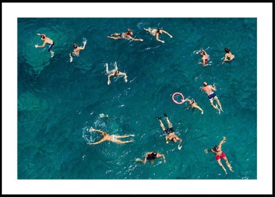 Blue water swim Plakat Plakat / 70x100cm Blue water swim Plakat Plakat / 70x100cm