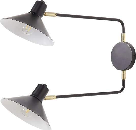 Paleki Vegglampe E27 Svart