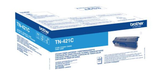 Brother TN 421 C lasertoner - TN421C Original - Cyan 1800 sider