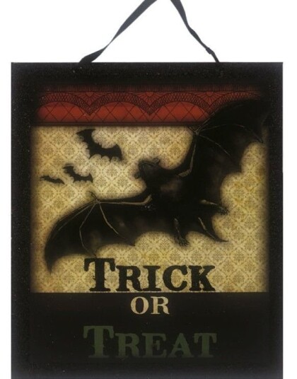 Trick or Treat Bilde/Plakat med Halloweenmotiv Trick or Treat Bilde/Plakat med Halloweenmotiv