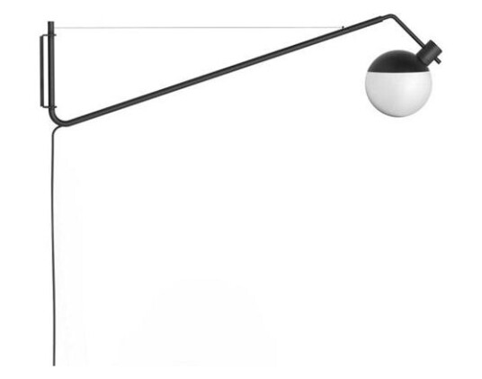 Grupa Products Baluna Vegglampe Lang Sort Grupa Products Baluna Vegglampe Lang Sort