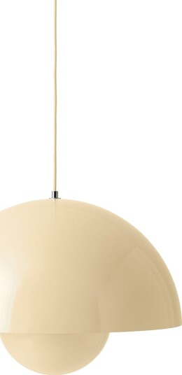 Hengelampe &Tradition Flowerpot VP2 dimmbar Beige Stue Aluminium Design 36 Beige
