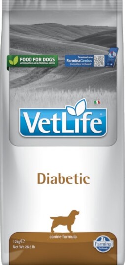 Farmina Vet Life Tørrfôr Vet Life Dog Diabetic Sparepakke 2 X 12 kg Farmina Vet Life Tørrfôr Vet Life Dog Diabetic Sparepakke 2 X 12 kg
