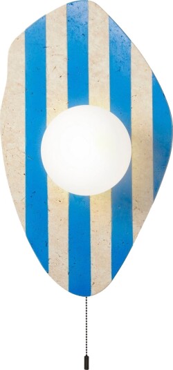 Torlic vegglampe 10 cm - Beige, Hvit, Blå