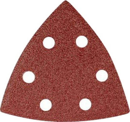 NEO Tools Sandpapir 55-764 Med Borrelås Deltaform, 93 × 93 mm, P60, 6 Hull 5 Stk.