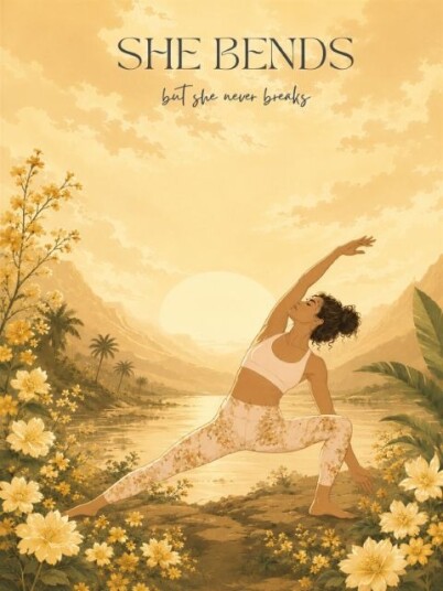 Plakat   She Bends Sunset