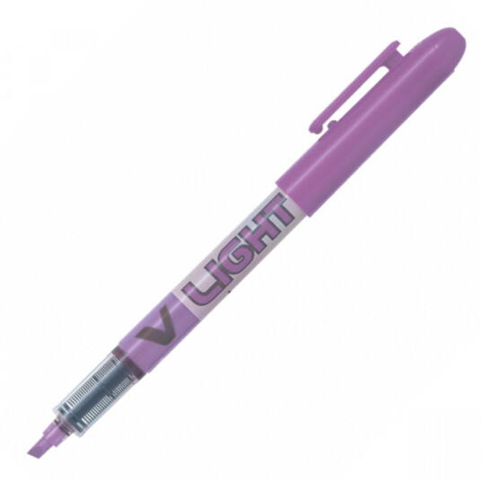 Pilot V-Light Highlighter Medium Light Violet Pilot V-Light Highlighter Medium Light Violet