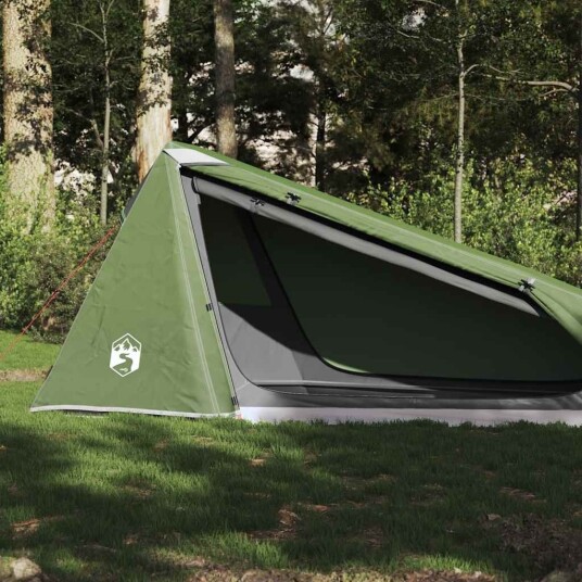 vidaXL telt for camping 1 person grønn vanntett