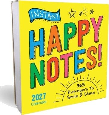 2027 Instant Happy Notes Boxed Calendar
