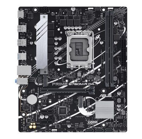 ASUS PRO B760M-R D4 Micro ATX Hovedkort med Intel B760 og 2x M.2 ASUS PRO B760M-R D4 Micro ATX Hovedkort med Intel B760 og 2x M.2