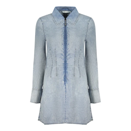 Desigual, Dame, Kjoler, Blå, M, Desigual, Dame, Kjoler, Blå, M,