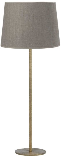 PR Home Base bordlampe Beaten gold/natur skjerm 71 cm Natur