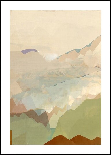 Peachy Mountain Range 3 Plakat Plakat / 30x40cm