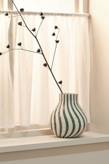 Ellos Home Vase Henny høyde 26 cm Grønn