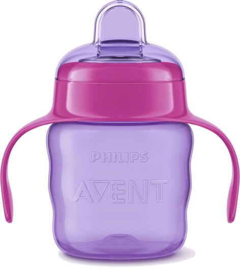 Philips Avent 200 ml Drikkekopp for Barn med Håndtak - Rosa, Spillfri og BPA-fri Philips Avent 200 ml Drikkekopp for Barn med Håndtak - Rosa, Spillfri og BPA-fri