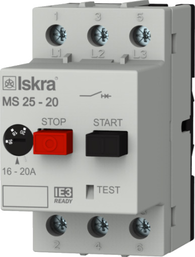 Manuelt Motorvern MS25 16–20a